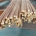 Measuring method of outer diameter of brass rod